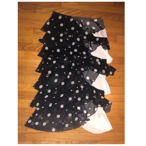 Sharon Tang Polka Dot Ruffle Skirt